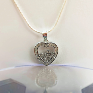 Floating Hearts Pendant