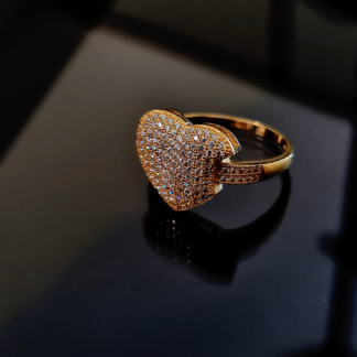 Pavé Heart Ring