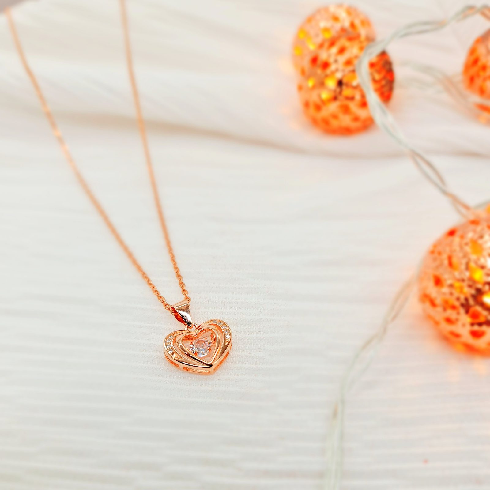 Rose Heart Pendant - Image 2